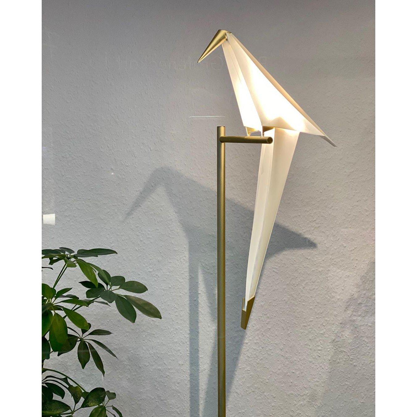 Origami Paper Crane LED Table Lamp - Handmade Japanese Decor for Bedroom & Living Room - Perfect for Relaxation & Meditation Spaces