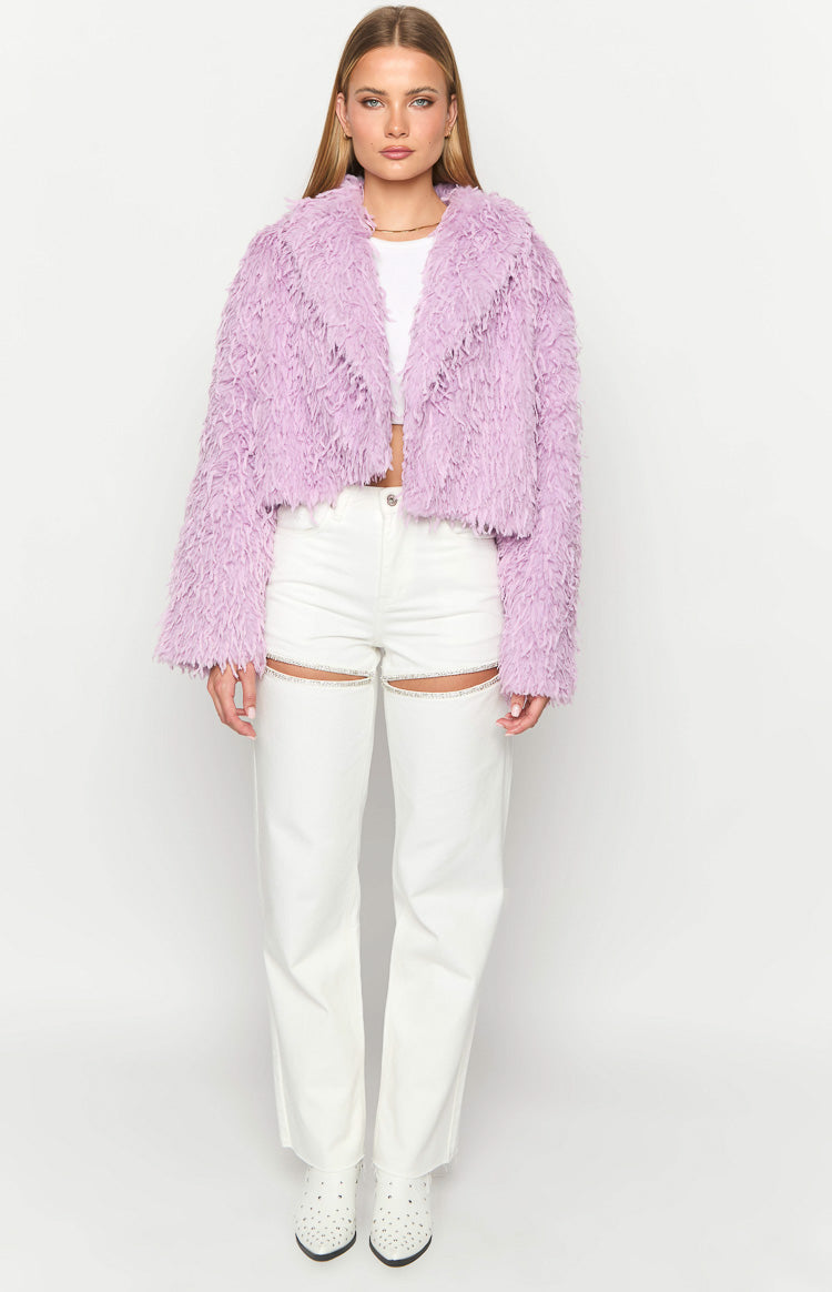 Amy Purple Fringe Jacket - Stylish Women's Boho Denim Jacket with Tassel Details | Perfect for Music Festivals, Casual Outings & Bohemian Fashion