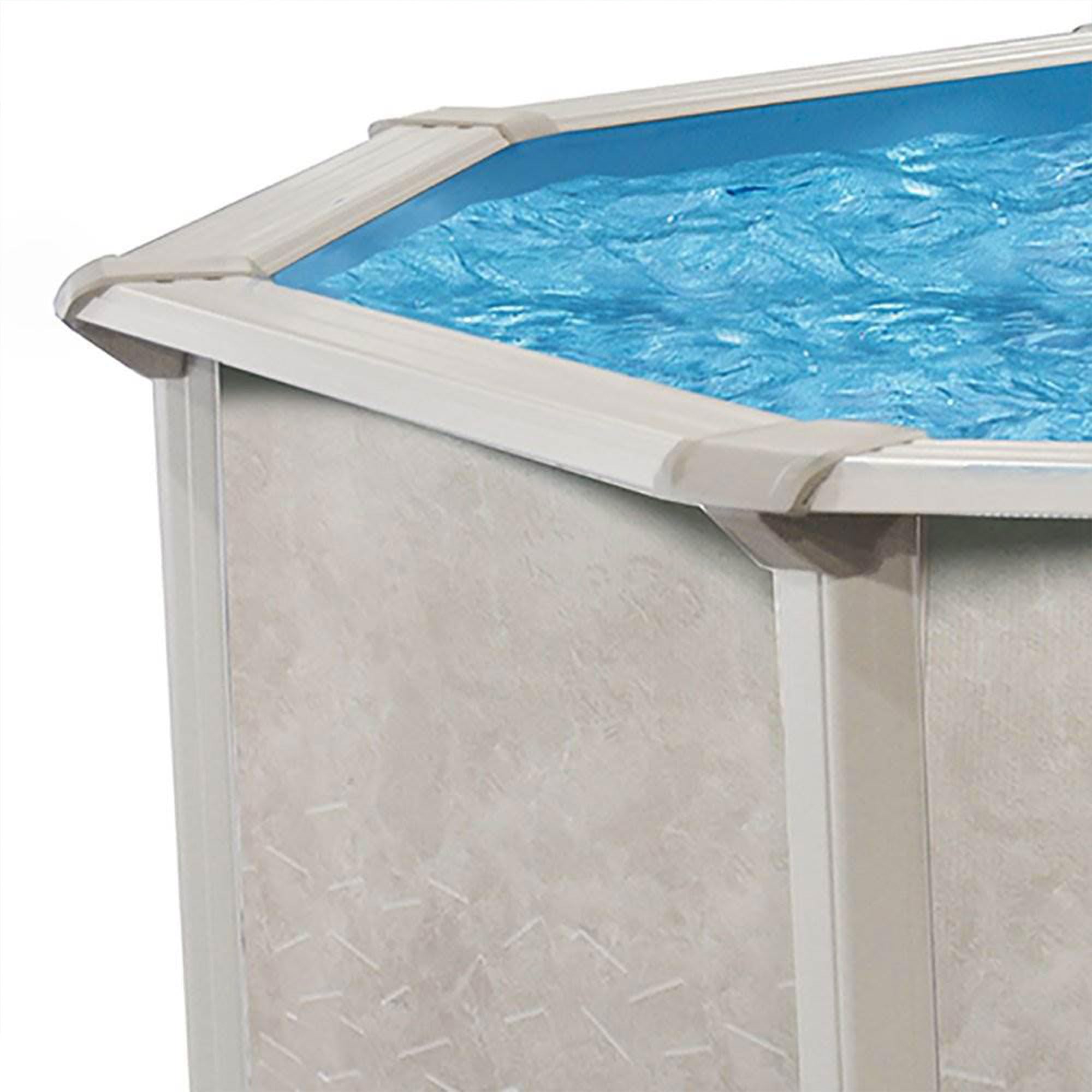 Aquarian Steel-Frame Round Above-Ground Swimming Pool 18' x 52