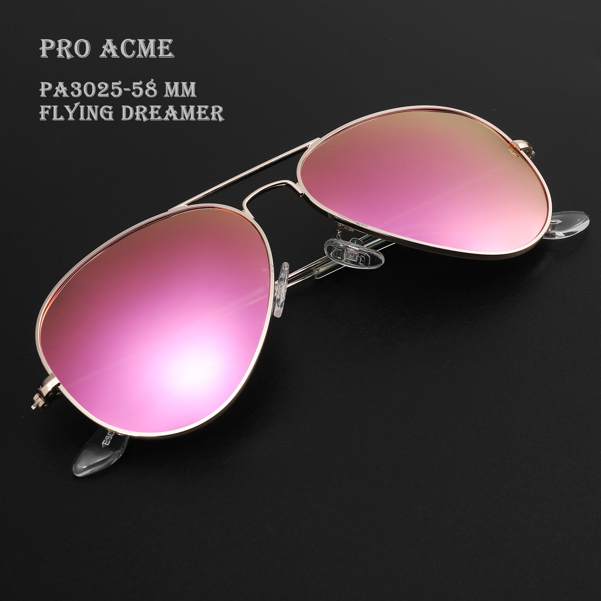 Pro Acme Aviator Sunglasses for Men & Women - Classic Polarized Lens with UV400 Protection - Perfect for Driving, Travel & Outdoor Activities