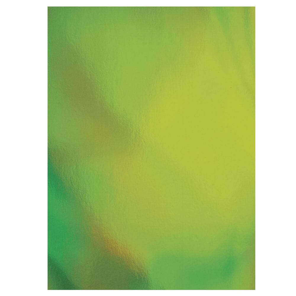 Iridescent Mirror Cardstock - Seafoam Green A4 Size (5 Sheets/Pack) for Scrapbooking, Card Making & DIY Crafts - 9774E