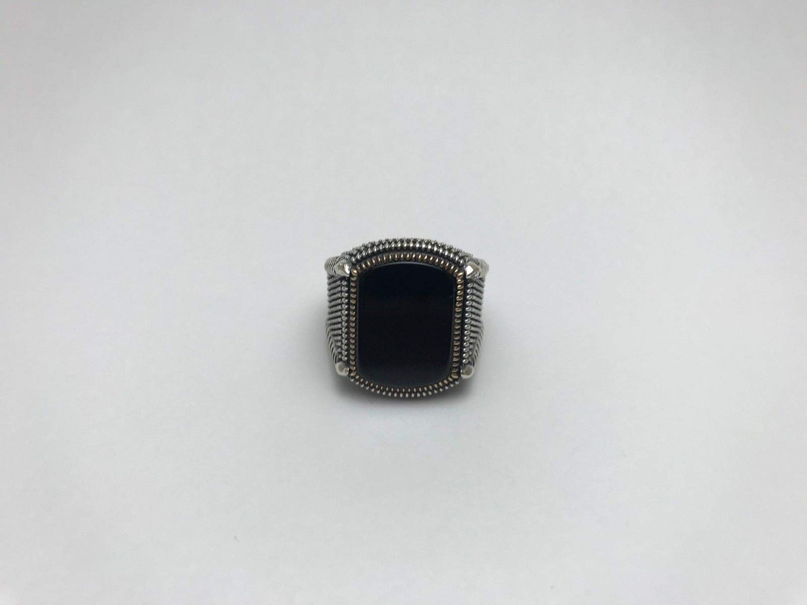 925K Sterling Silver Men's Onyx Claw Ring - Turkish Ottoman Jewelry for Men - Perfect for Gifts, Weddings & Gothic Fashion