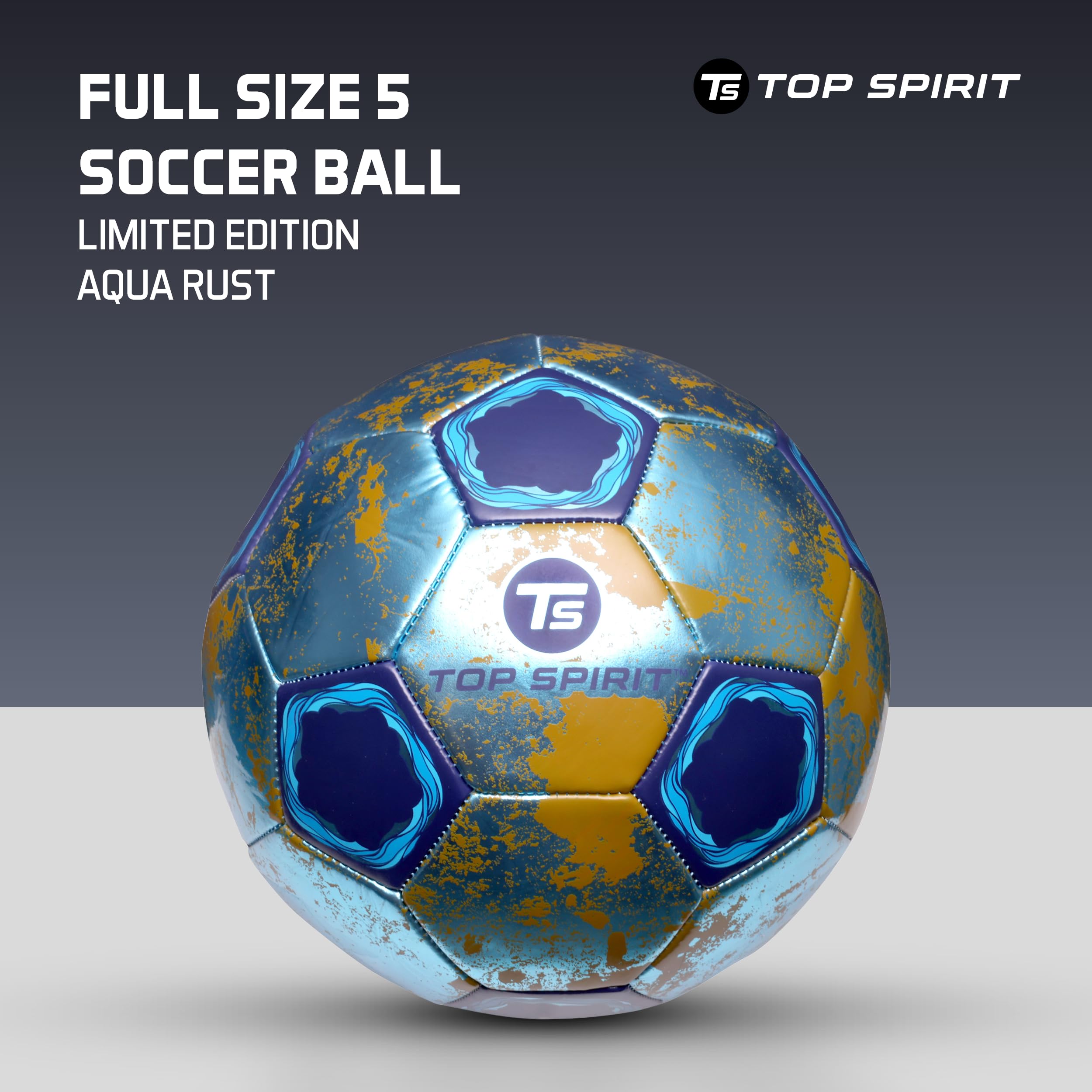 Size 5 Soccer Ball for Professional Training & Games - Durable Match Football for Youth and Adult Players - Perfect for Practice, Tournaments & Backyard Play