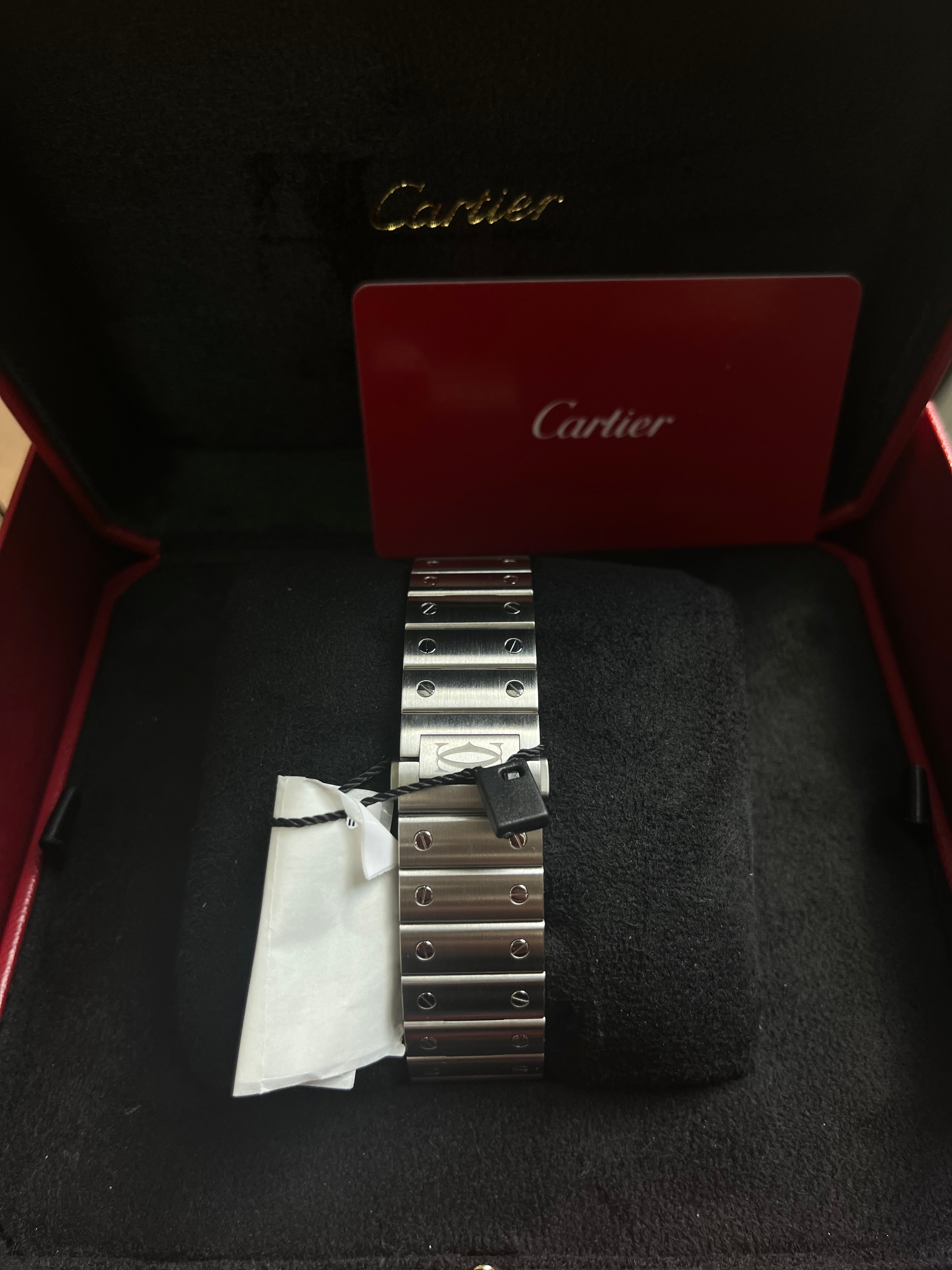 Cartier Santos De Cartier WSSA0030 Luxury Men's Watch - Stainless Steel, Swiss Automatic Movement, Water Resistant - Perfect for Business, Formal Events & Gifts