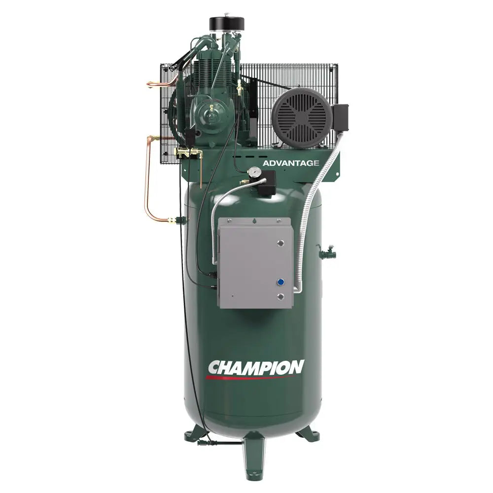 Champion Advantage 5HP Vertical Air Compressor 80 Gallon - Heavy Duty Industrial Air Compressor for Workshops, Construction Sites & Auto Repair Shops