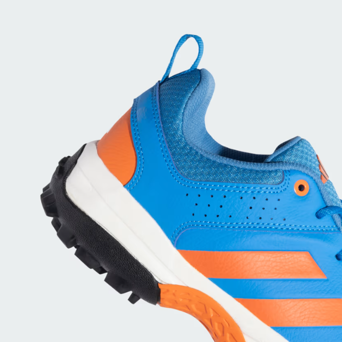 Adidas Crinu 24 Men's Cricket Shoes - Bright Blue/True Orange/Cloud White/Core Black | Lightweight & Durable for Professional Matches & Training