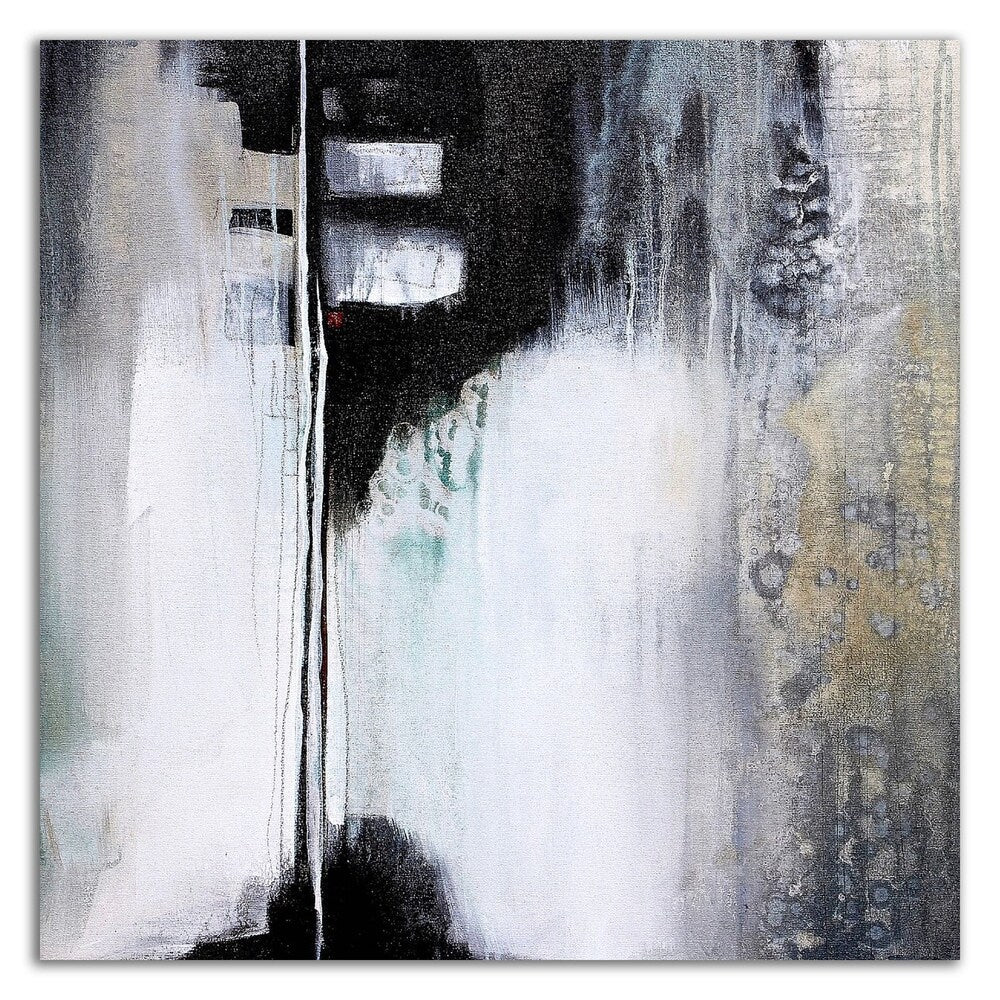 Black and White Drama by Karen Hale - Premium Canvas Art Print Ready to Hang - Perfect for Living Room, Bedroom or Office Wall Decor
