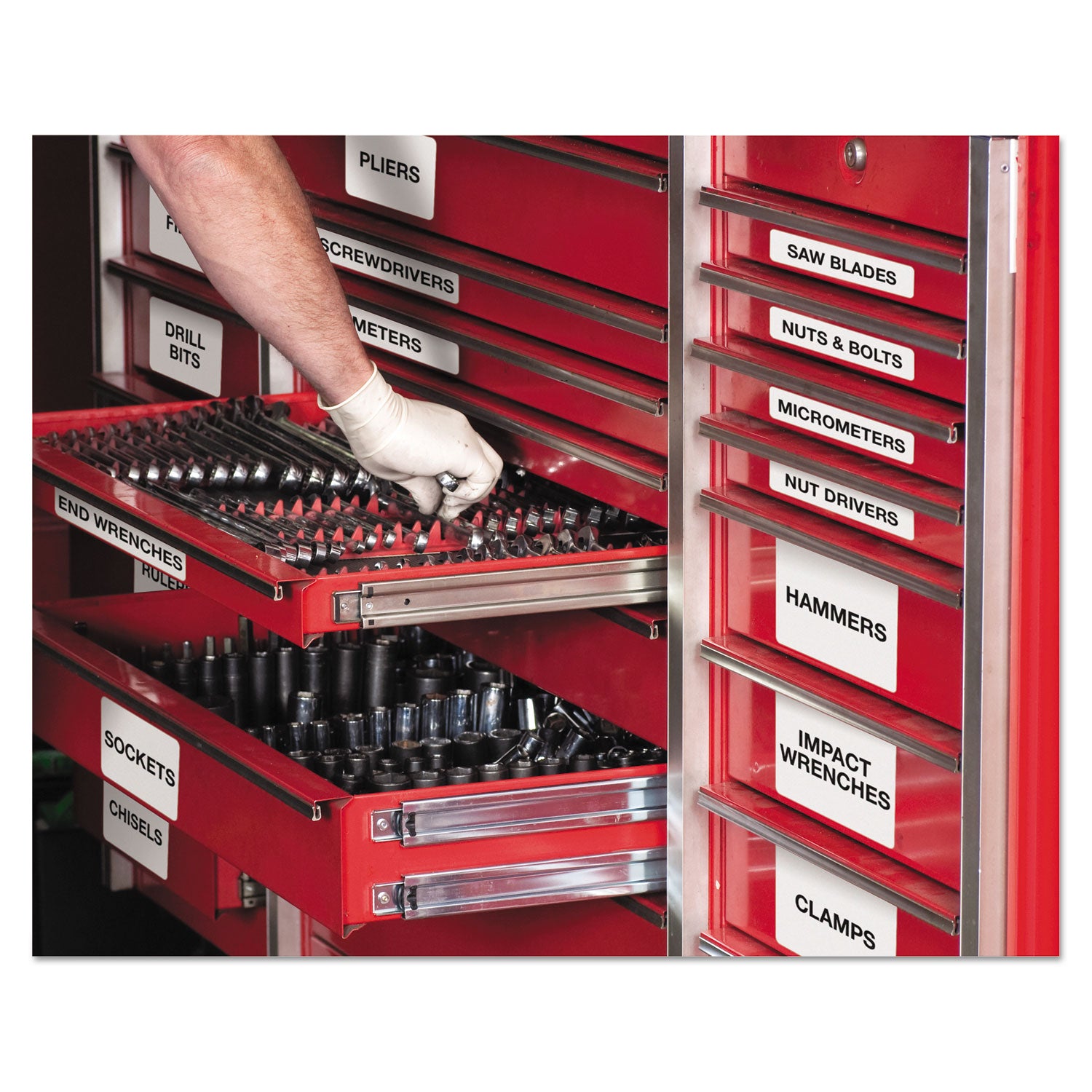 Avery® Durable Permanent ID Labels with TrueBlock Technology - 1.25