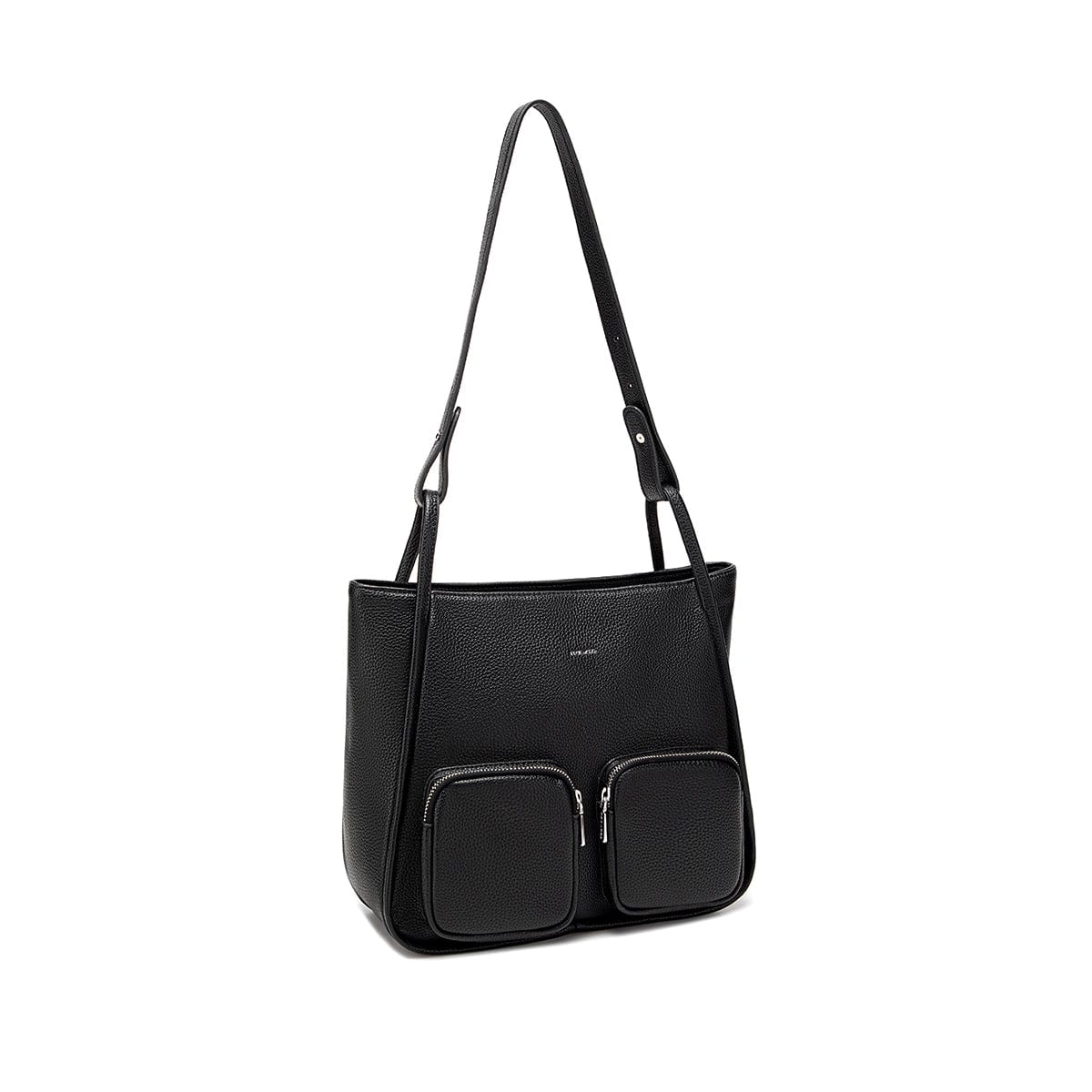 Cathy Vegan Leather Tote Bag for Women - Black Pebbled Texture - Stylish & Durable Handbag for Work, Travel & Everyday Use