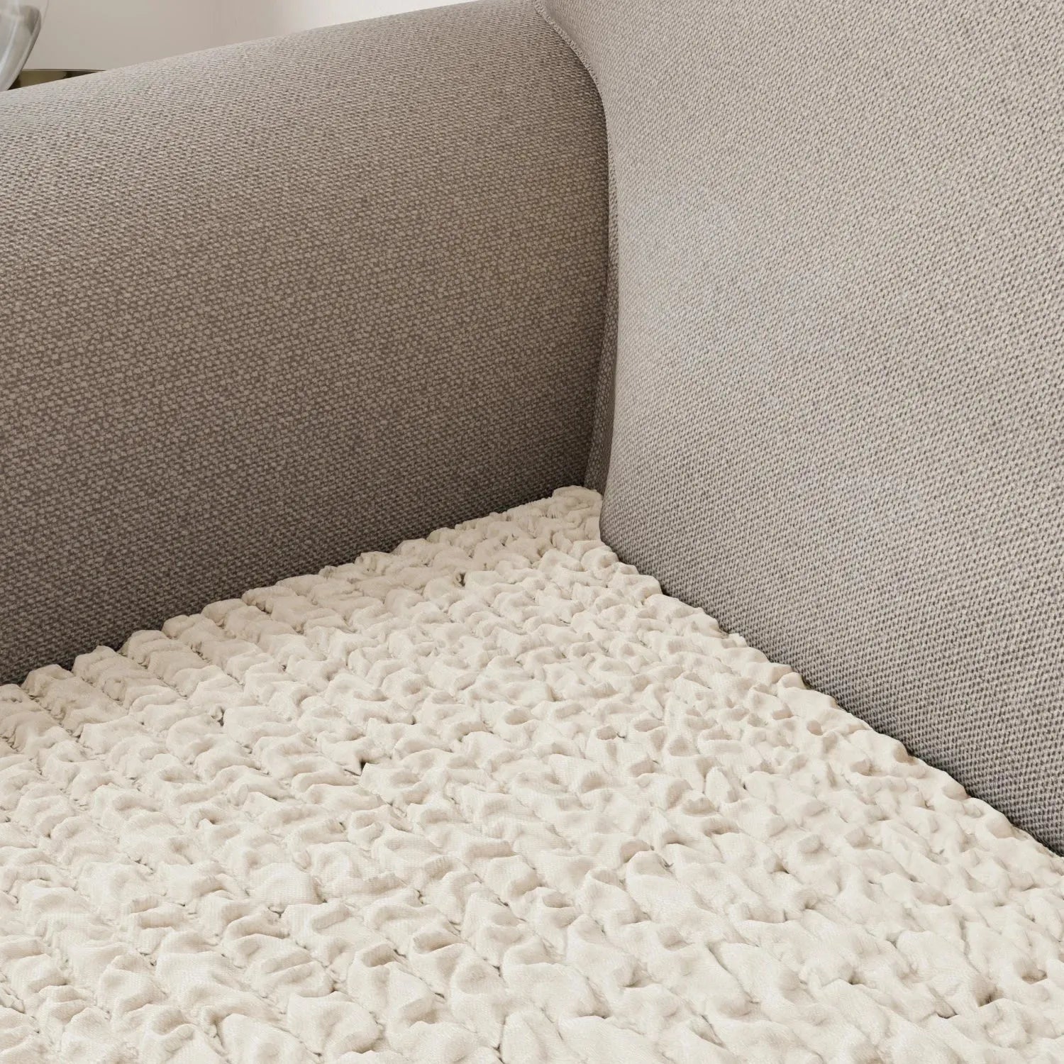 Premium Microfiber Seat Cushion Cover - Soft & Durable Sofa Chair Protector - Perfect for Living Room, Office, or Car Use