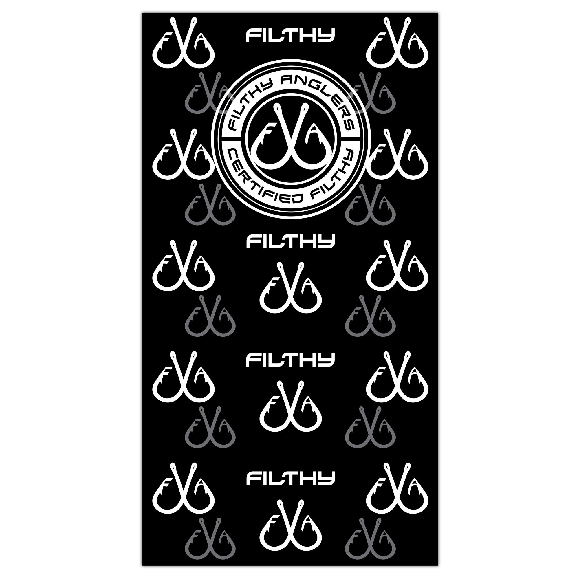 Filthy Anglers Climate Shield Multi-Functional Fishing Bandana Tube - UV Protection, Moisture-Wicking, Breathable for Outdoor Fishing, Hiking & Camping