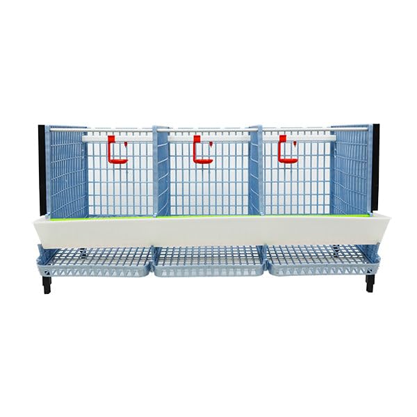 4 Layer ABS Plastic Partridge Cage - Durable & Power-Washable for Easy Cleaning | Perfect for Hatching Time & Poultry Breeding | Ideal for Farm, Backyard & Hatchery Use