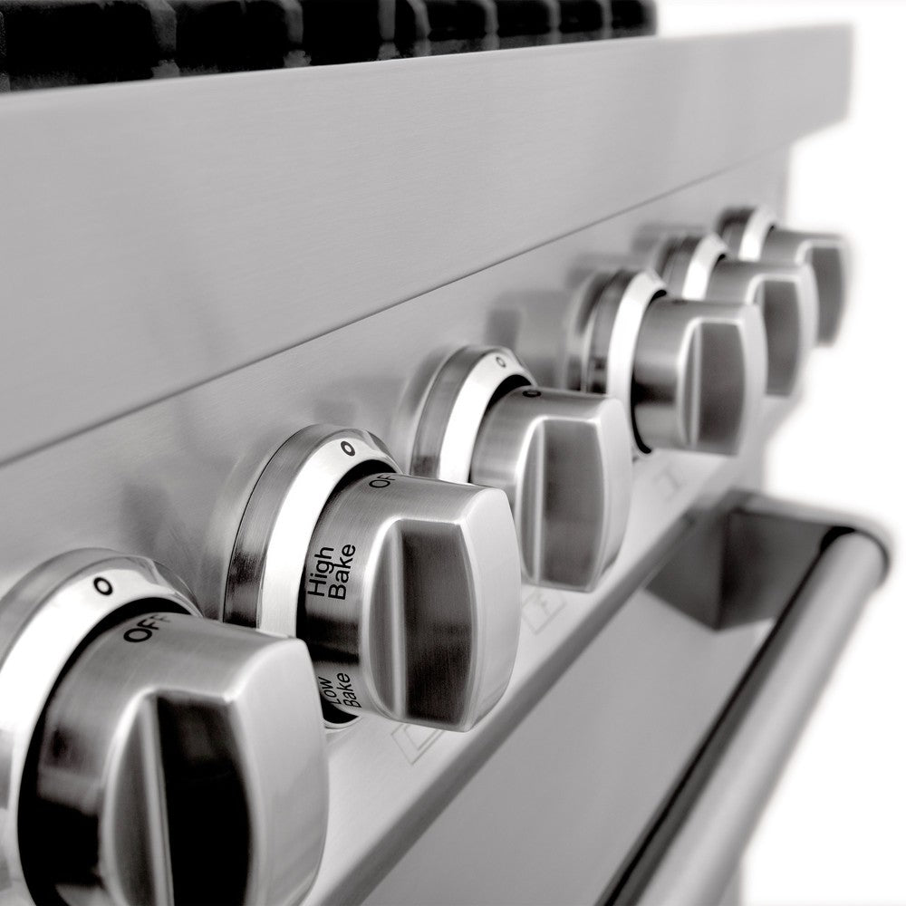 ZLINE 60 Inch Professional Kitchen Package - Stainless Steel Dual Fuel Range & Convertible Vent Hood (2KP RARH60) | Perfect for Home Chefs & Modern Kitchens