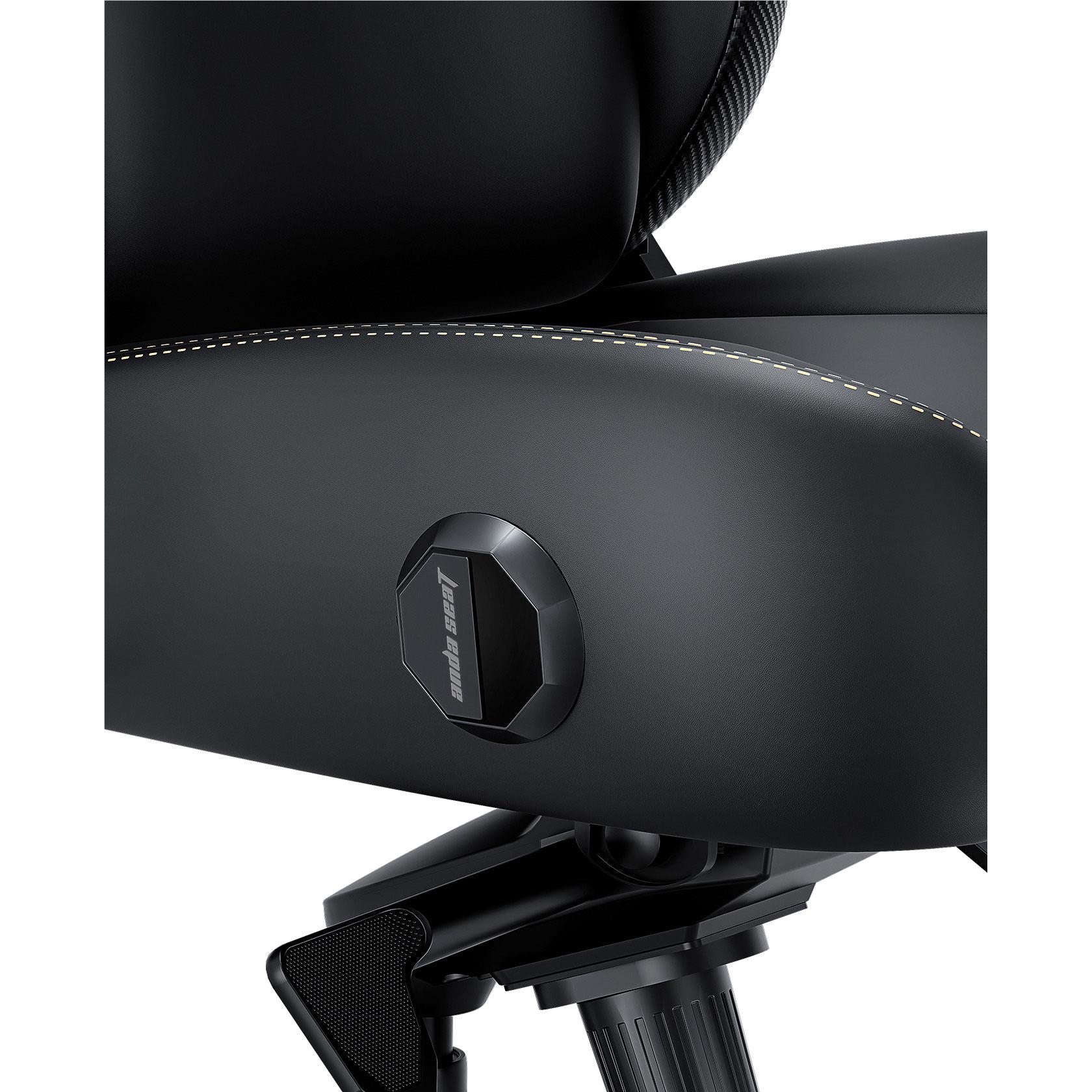 Anda Seat Kaiser 4 Series Premium Gaming Chair - Ergonomic Office & Racing Style Computer Chair with Adjustable Lumbar Support - Large Size in Elegant Black - Perfect for Gamers, Streamers & Home Office Workers
