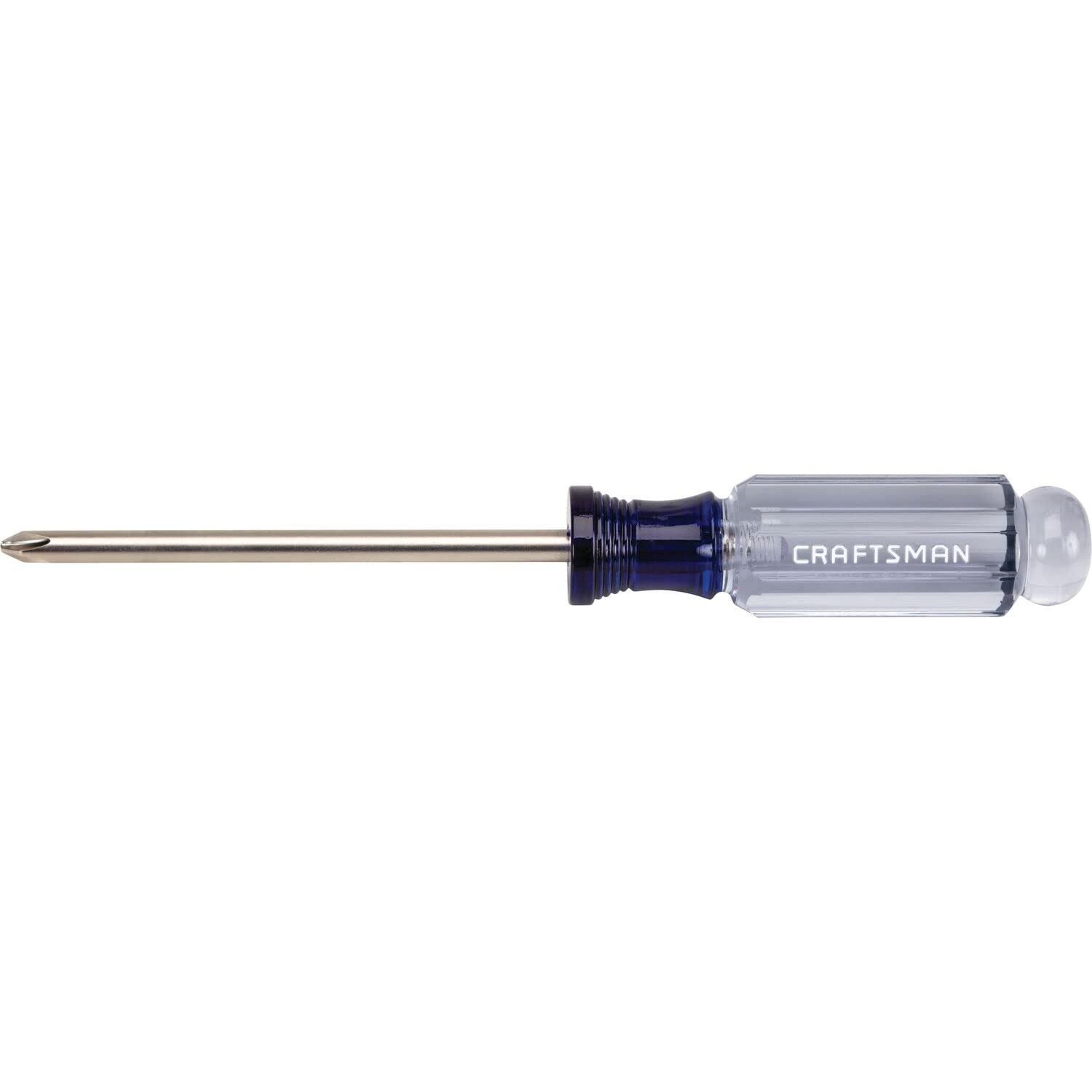 CRAFTSMAN Phillips Screwdriver Set - #2 X 4 Inch Professional Screwdriver with Acetate Handle (CMHT65004) - Perfect for Home Repairs, Furniture Assembly & DIY Projects