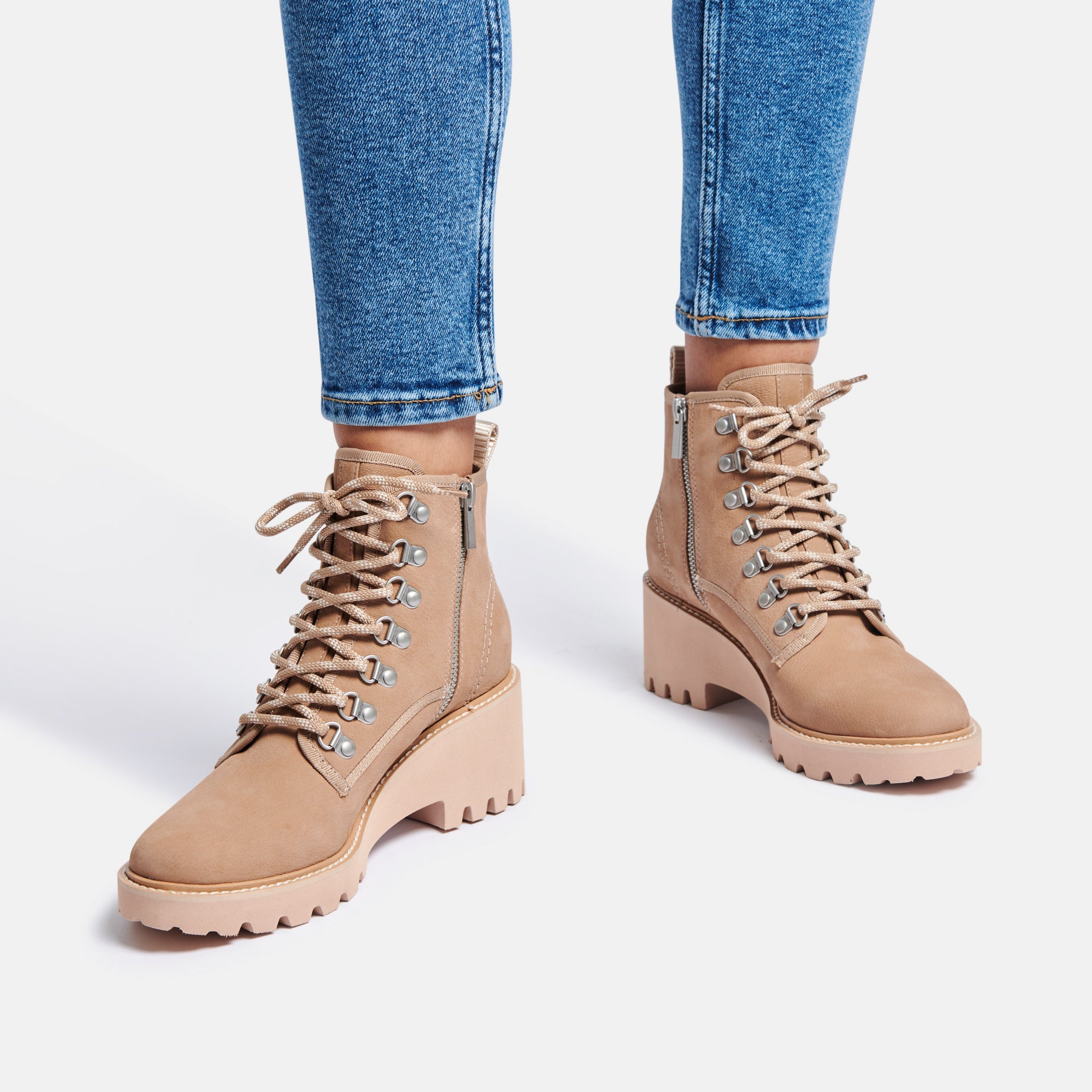 HUEY HIKER BOOTS - Waterproof Mushroom Nubuck Leather Hiking Boots for Men & Women - Perfect for Outdoor Adventures, Camping, and Mountain Trekking
