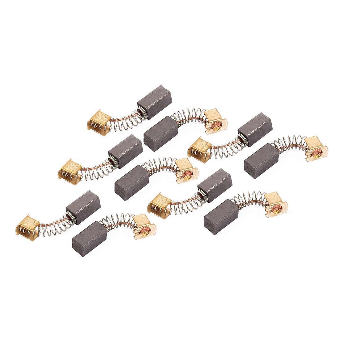 5 Pairs Carbon Brush for Electric Drill Motor - 6 x 6.5 x 12mm Black Replacement Brushes - Power Tool Accessories for DIY, Woodworking & Home Repair Projects