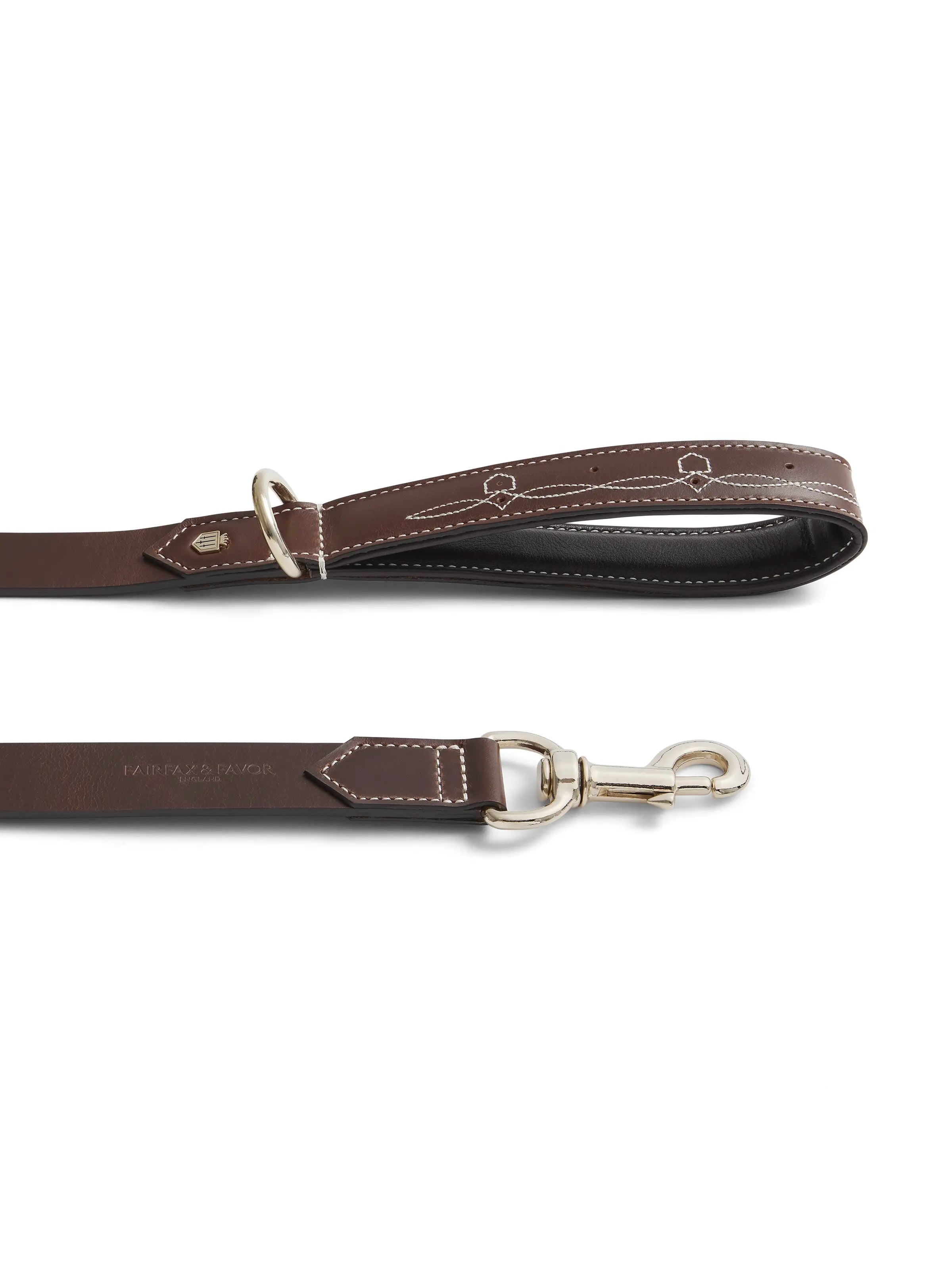 Premium Tan Leather Dog Leash - Rockingham Signature Collection - Durable & Stylish for Walking, Training & Outdoor Adventures