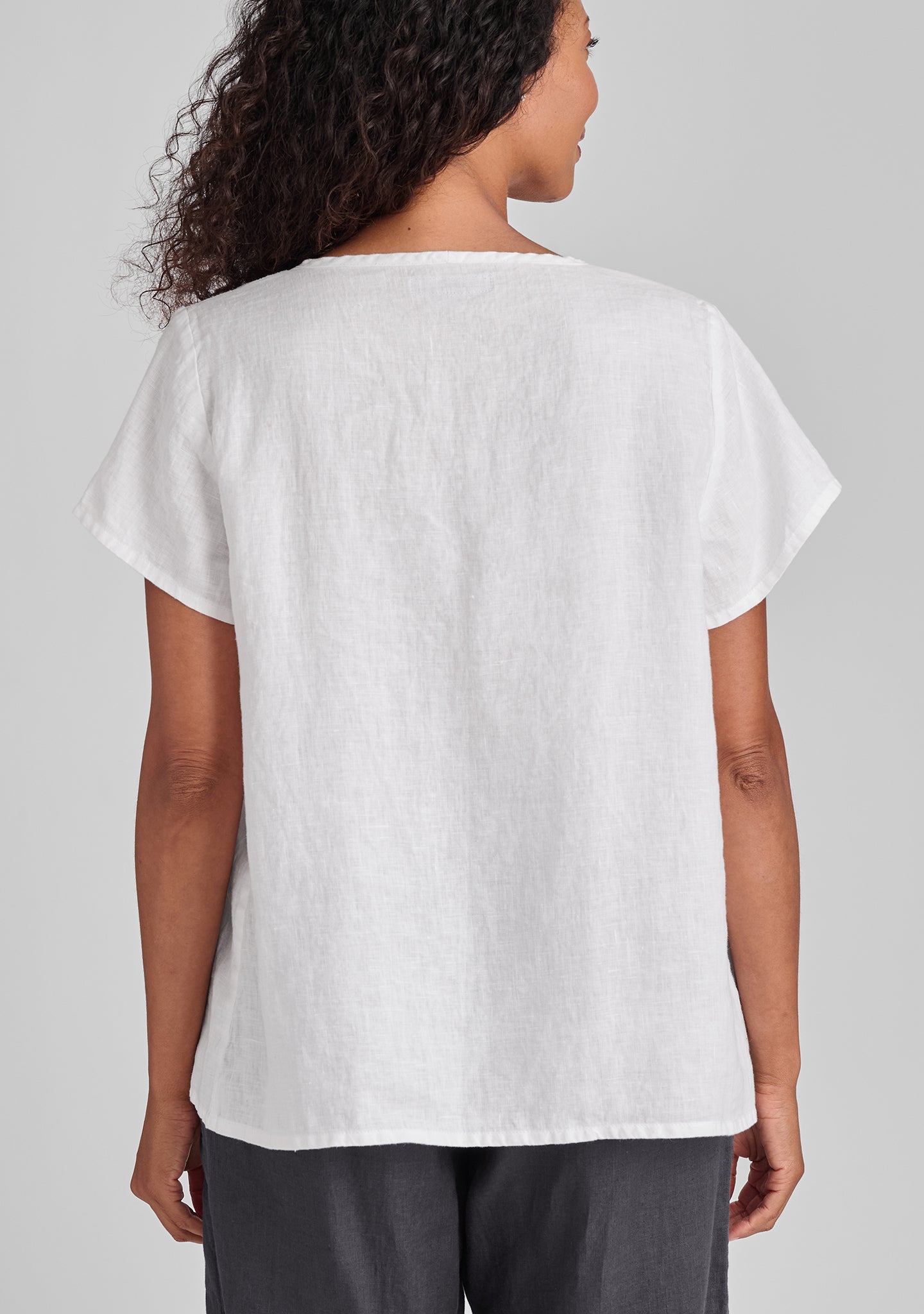Lightweight Linen T-Shirt for Women & Men - Breathable & Comfortable Summer Tee for Casual Wear, Travel, and Outdoor Activities