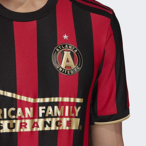 adidas Men's Atlanta United FC Authentic Home Jersey - Official MLS Soccer Jersey for Fans & Players - Perfect for Game Day, Training & Collecting