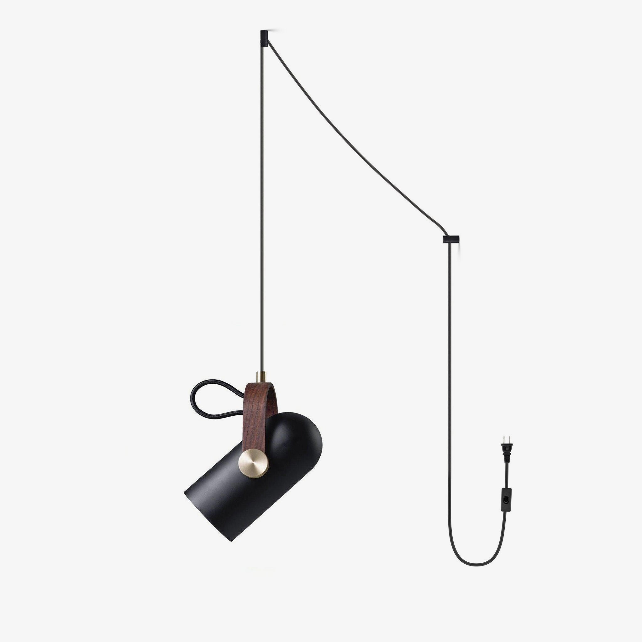 Vintage Carronade Pendant Swag Light - Adjustable Hanging Ceiling Lamp for Dining Room, Bedroom, or Kitchen | Industrial Style Lighting Fixture with Edison Bulb Compatibility
