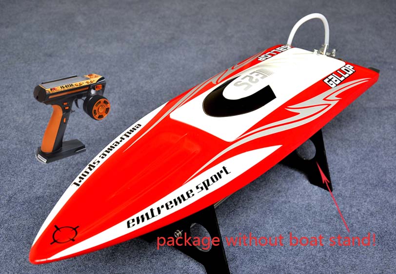 High-Speed E25 Fiberglass Electric Racing RC Boat - RTR with Brushless Motor, Servo, ESC, Battery & Transmitter - DIY Model 640x195x105mm (65-70km/h) - Perfect for Ponds, Lakes & Competitive RC Racing