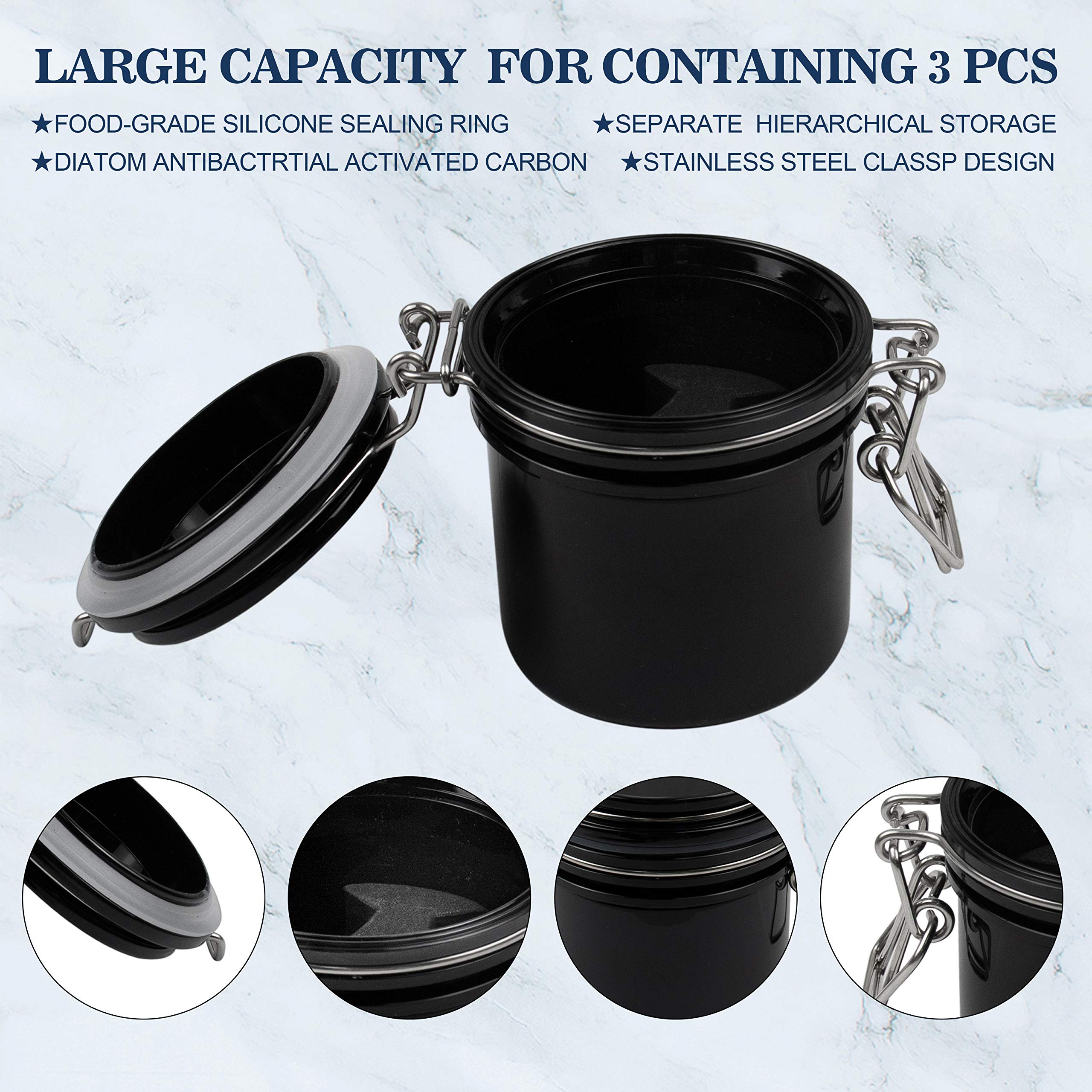 Premium Eyelash Glue Storage Container - AUEAR Leak-Proof Lash Extension Organizer with Activated Carbon Seal | Perfect for Salon Professionals & DIY Lash Artists | Keeps Adhesive Fresh & Prevents Drying Out