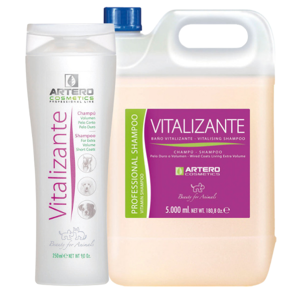 Artero Vitalizing Shampoo for Hair Growth & Volume - 3 Sizes (8oz, 16oz, 32oz) - Sulfate-Free & Biotin-Enriched Formula - Perfect for Daily Use & Damaged Hair Repair