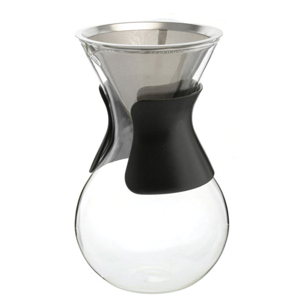 GROSCHE Austin G6 Pour Over Coffee Maker - Durable Glass Dripper for Specialty Coffee - Perfect for Home, Office & Camping Brewing
