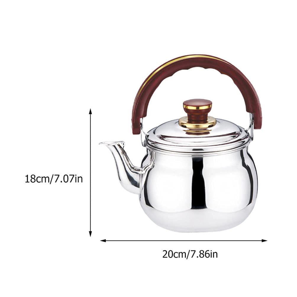 **Cabilock 1-Piece Stainless Steel Whistling Tea Kettle - Chirping Sound, Safe Water Boiling for Stovetop - Perfect for Tea Lovers & Kitchen Use**