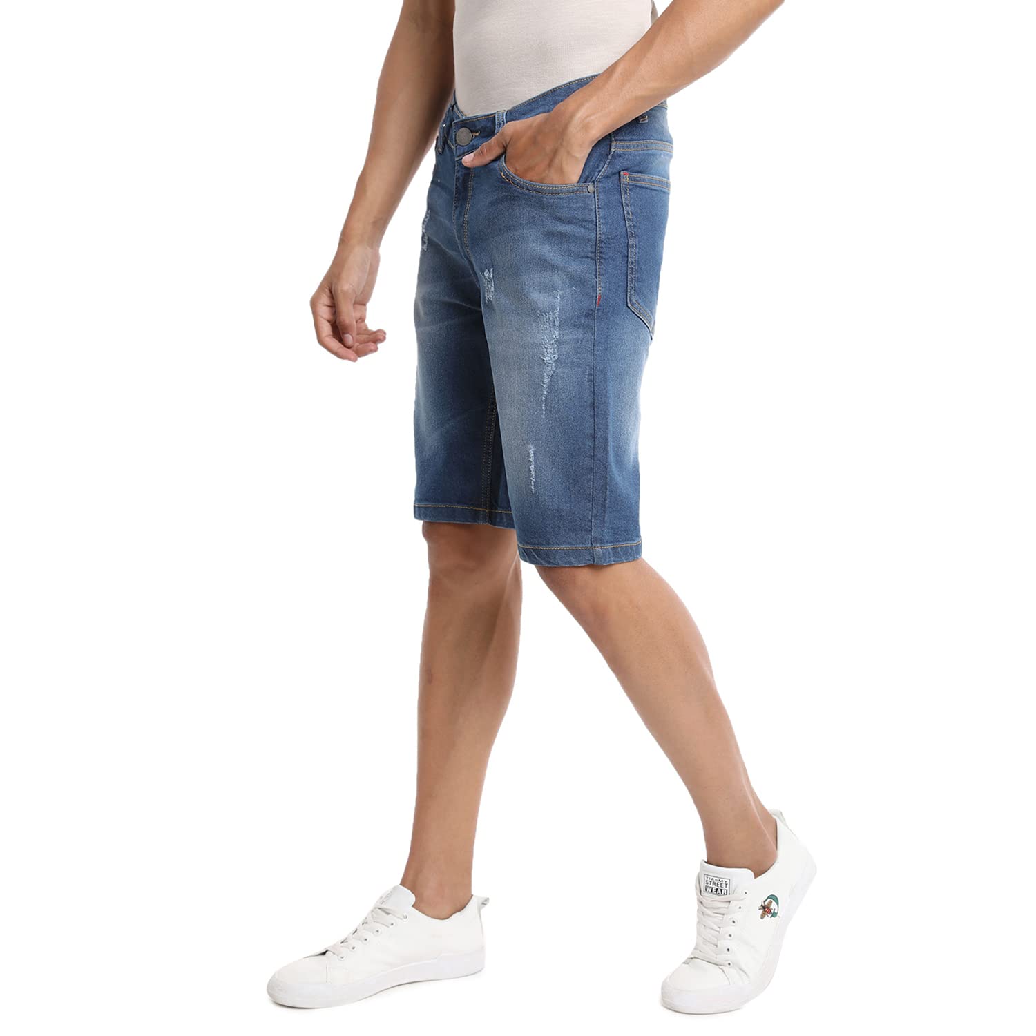 Campus Sutra Men's Casual Shorts - Lightweight Comfortable Summer Shorts for Running, Gym, Travel & Outdoor Activities