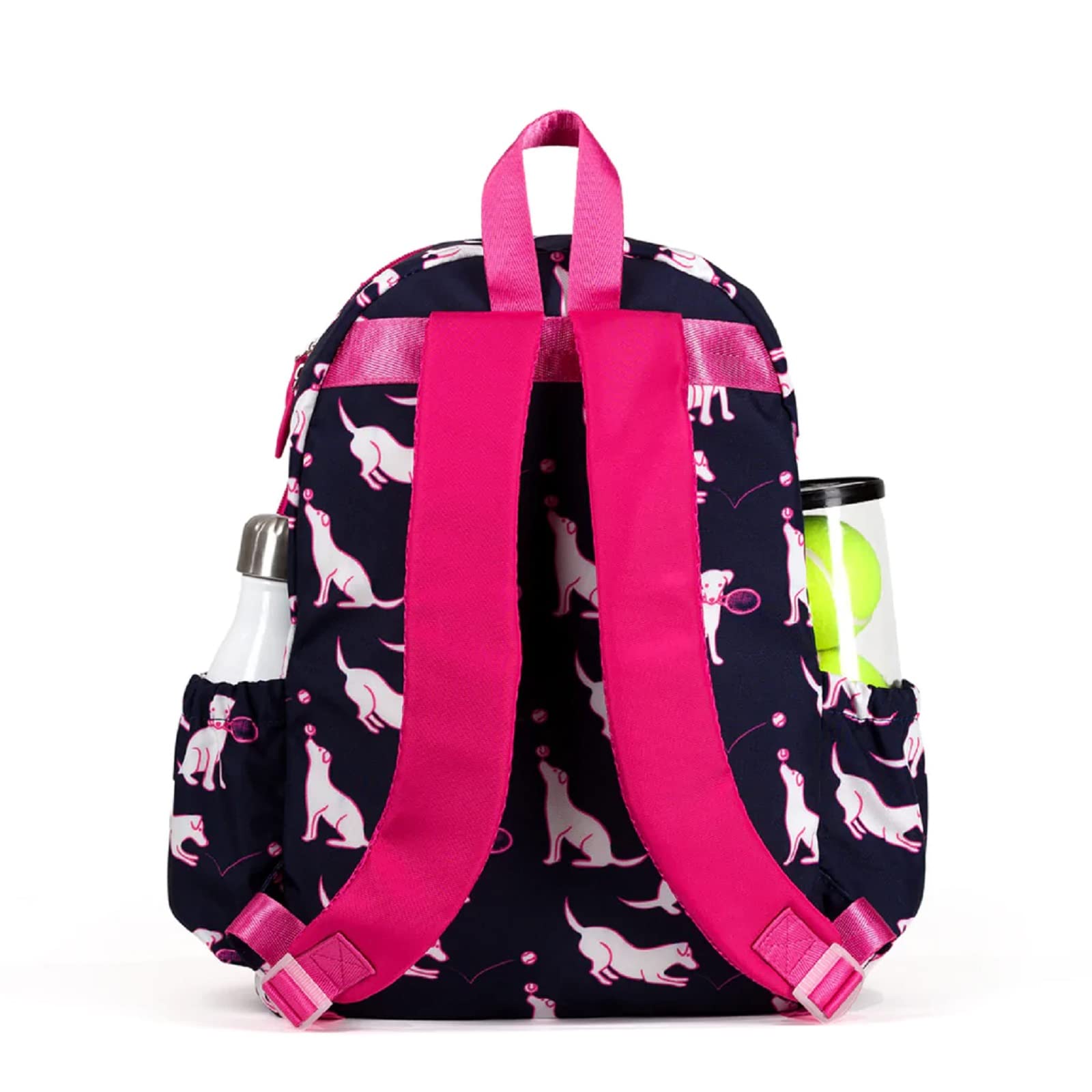 Ame & Lulu Little Love Tennis Backpack for Kids - Cute Girls Sports Bag with Padded Straps - Perfect for Tennis, School, and Travel Accessories