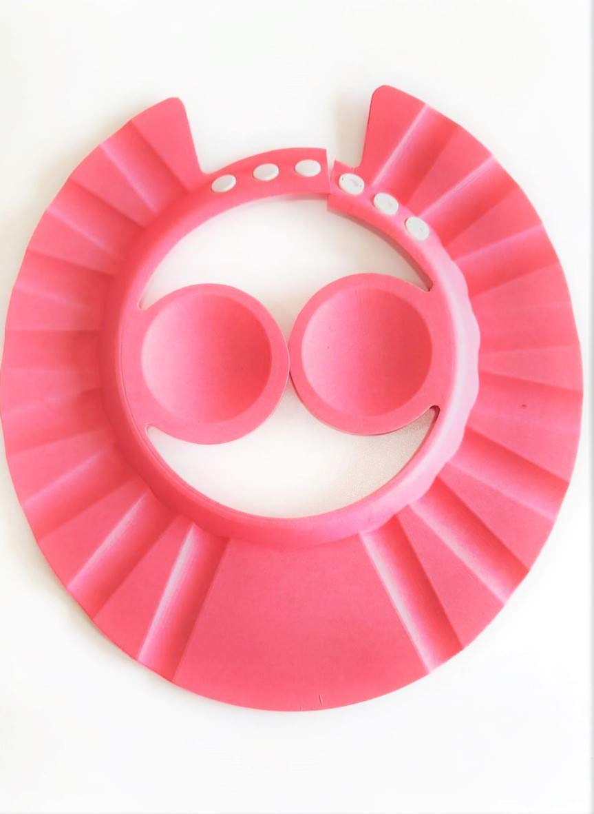 ZestEnter Adjustable Baby Shower Cap - Soft & Safe Bathing Hat for Infants & Toddlers - Protects Eyes & Ears from Water - Perfect for Bath Time, Swimming Lessons & Sensitive Skin Care