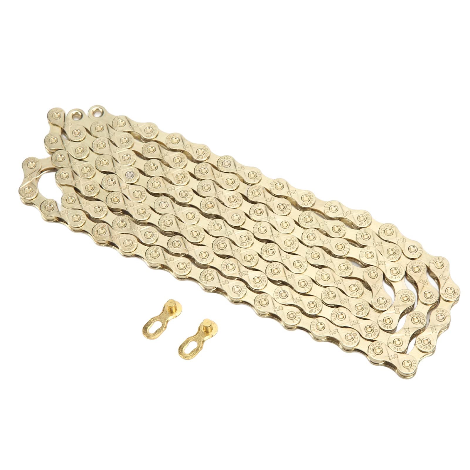 Raguso 9 Speed Bike Chain - Electroplated Rustproof 116-Link Chain with 2 Bridges for Smooth Cycling | Perfect for Mountain Bikes, Road Bikes & Commuting