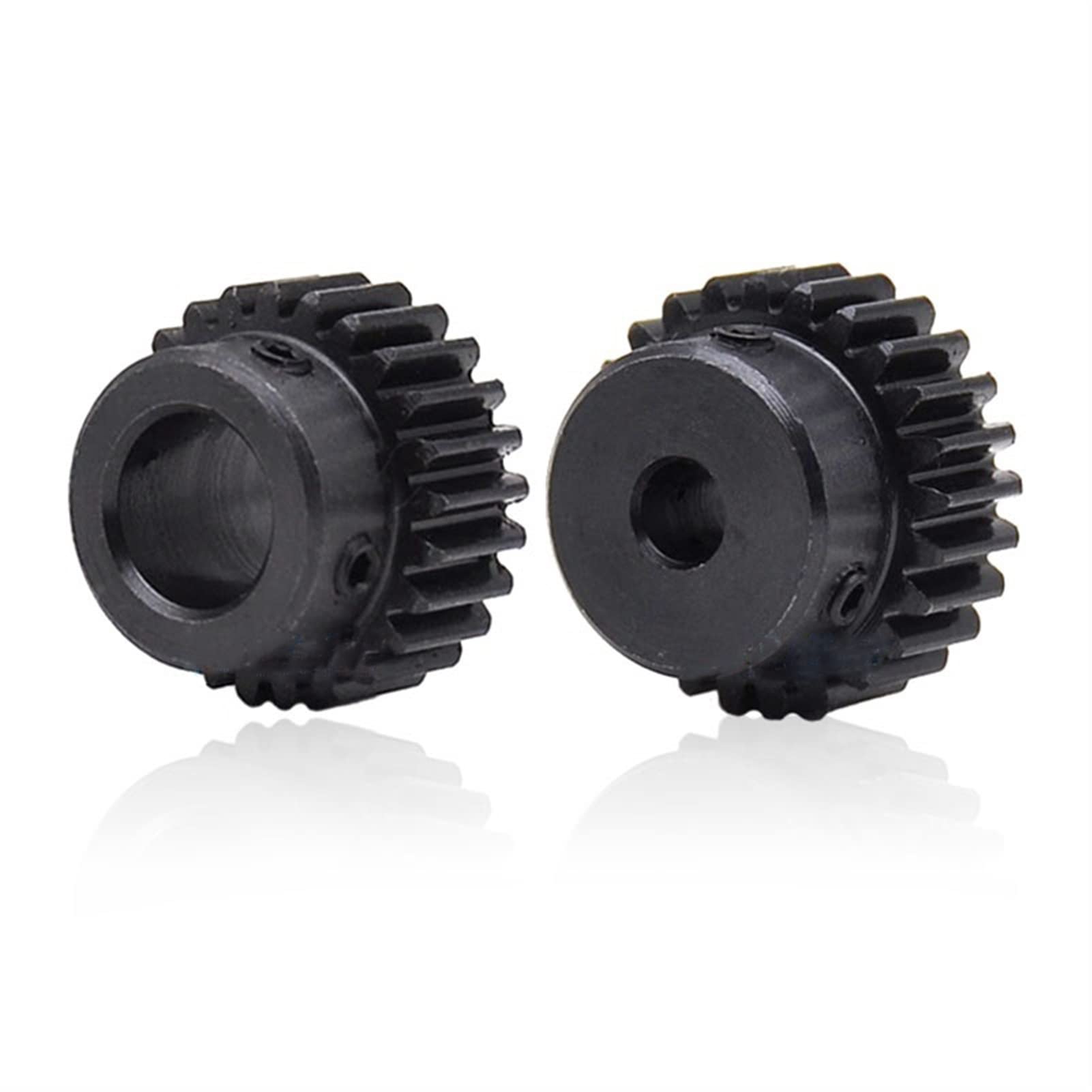 1Pcs 1 Module Metal Motor Pinion Gear 15T-18T Spur Gear with 4mm/6.35mm/10mm Bore for RC Cars, Robotics & DIY Projects - 7mm Hole, 15 Teeth Size - Durable Transmission Gear for Precision Engineering
