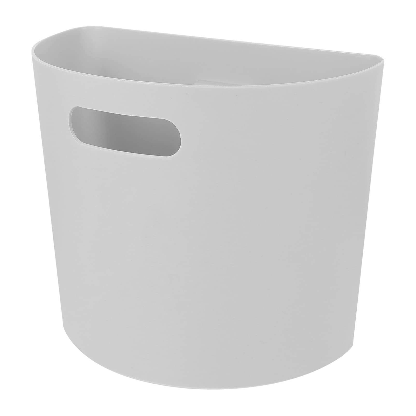 Cabilock 1pc Wall-Mounted Collapsible Trash Can - White Hanging Kitchen Waste Basket Cabinet Door Garbage Bin for Office, Bathroom & Small Spaces - Space Saving Solution for Under Sink & Compact Areas