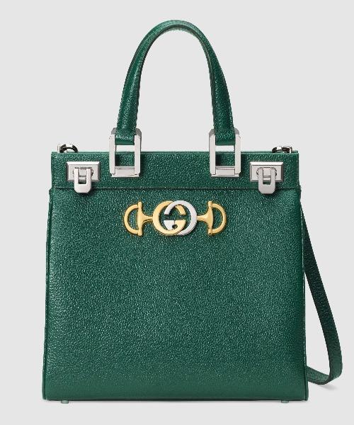 Gucci Zumi Small Top Handle Bag in Dark Green - Grainy Leather Luxury Handbag for Women | Perfect for Work, Evening Events & Daily Use