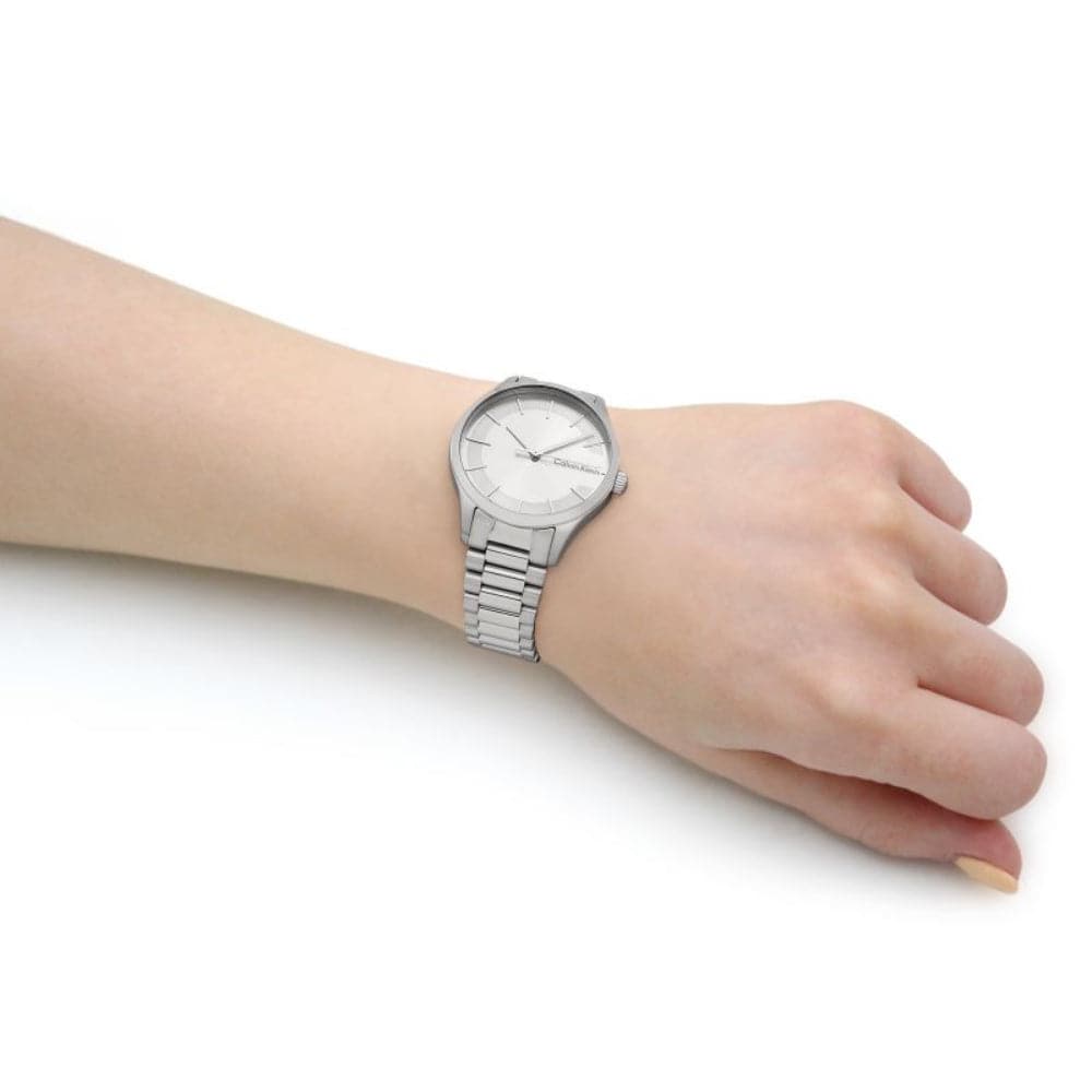 Calvin Klein Men's Stainless Steel Watch with Silver Dial - Model 25200041 | Perfect for Business, Casual & Formal Occasions
