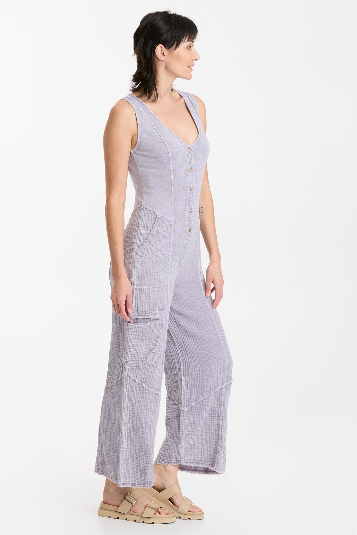 Devereaux Women's Jumpsuit - Stylish One Piece Romper with Pockets | Perfect for Casual Outings, Date Nights & Summer Vacations
