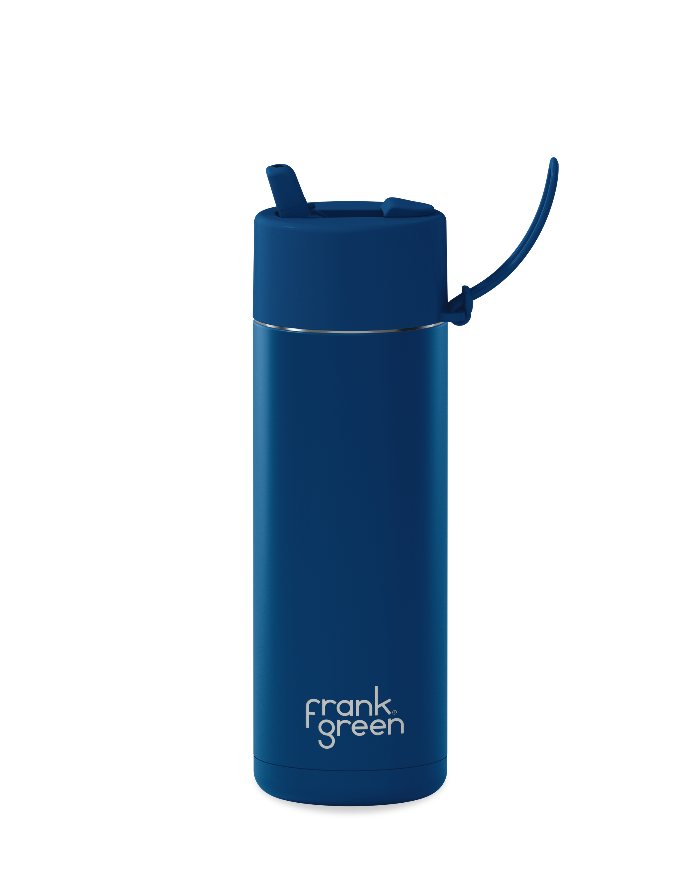 20oz Ceramic Reusable Water Bottle - 595ml Leakproof Eco-Friendly Travel Mug for Hot & Cold Drinks - Perfect for Office, Gym, Hiking & Outdoor Activities - Deep Ocean Design
