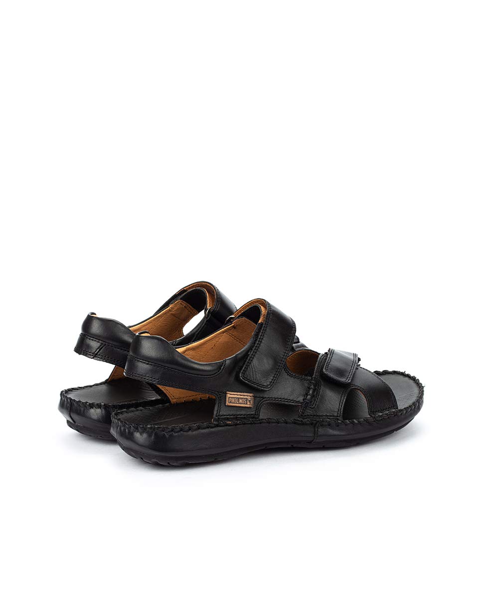 PIKOLINOS Men's Leather Flat Sandals - Comfortable & Stylish Tarifa Design for Casual Wear, Beach & Summer Outfits