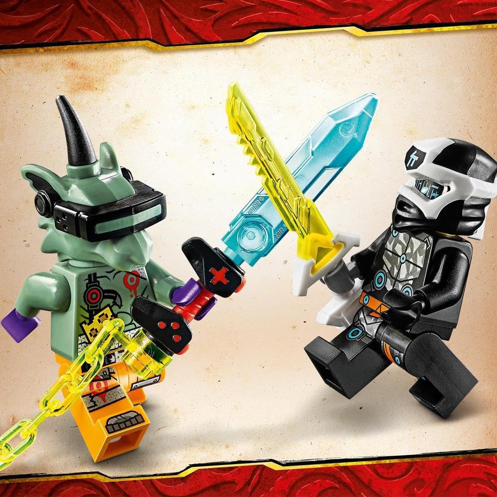 LEGO 71706 NINJAGO Cole's Earth Dragon EVO Building Set – Ninja Toy for Kids, Action-Packed Playset with Minifigures – Perfect for Creative Play & Collectors