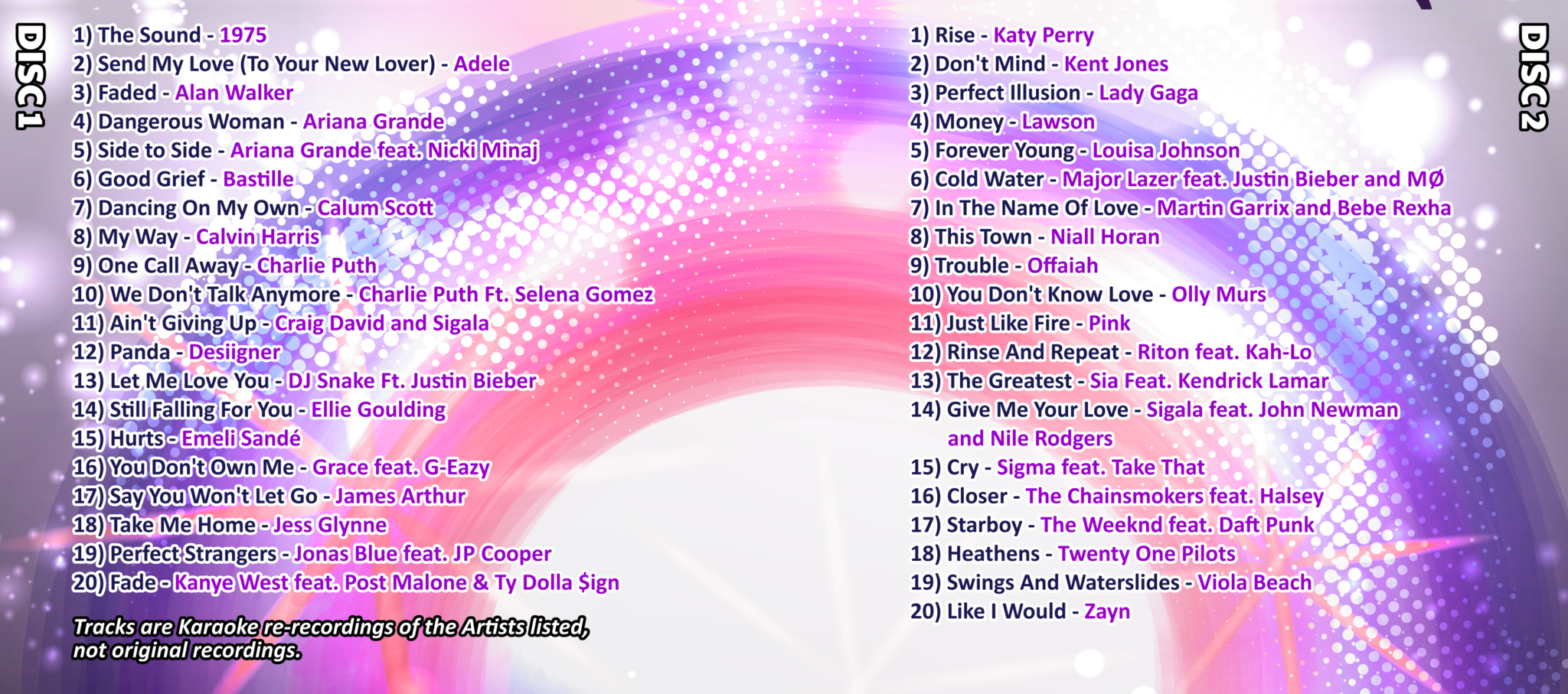 Mr Entertainer Big Karaoke Hits of 2016 Part 2 - Popular English Karaoke Songs for Parties, Home Entertainment & Singing Fun