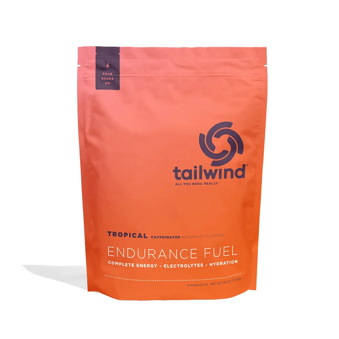 Tailwind Endurance Fuel Caffeinated - Electrolyte Drink Mix for Runners & Cyclists | Energy Boost & Hydration for Long-Distance Workouts, Marathons & Outdoor Activities