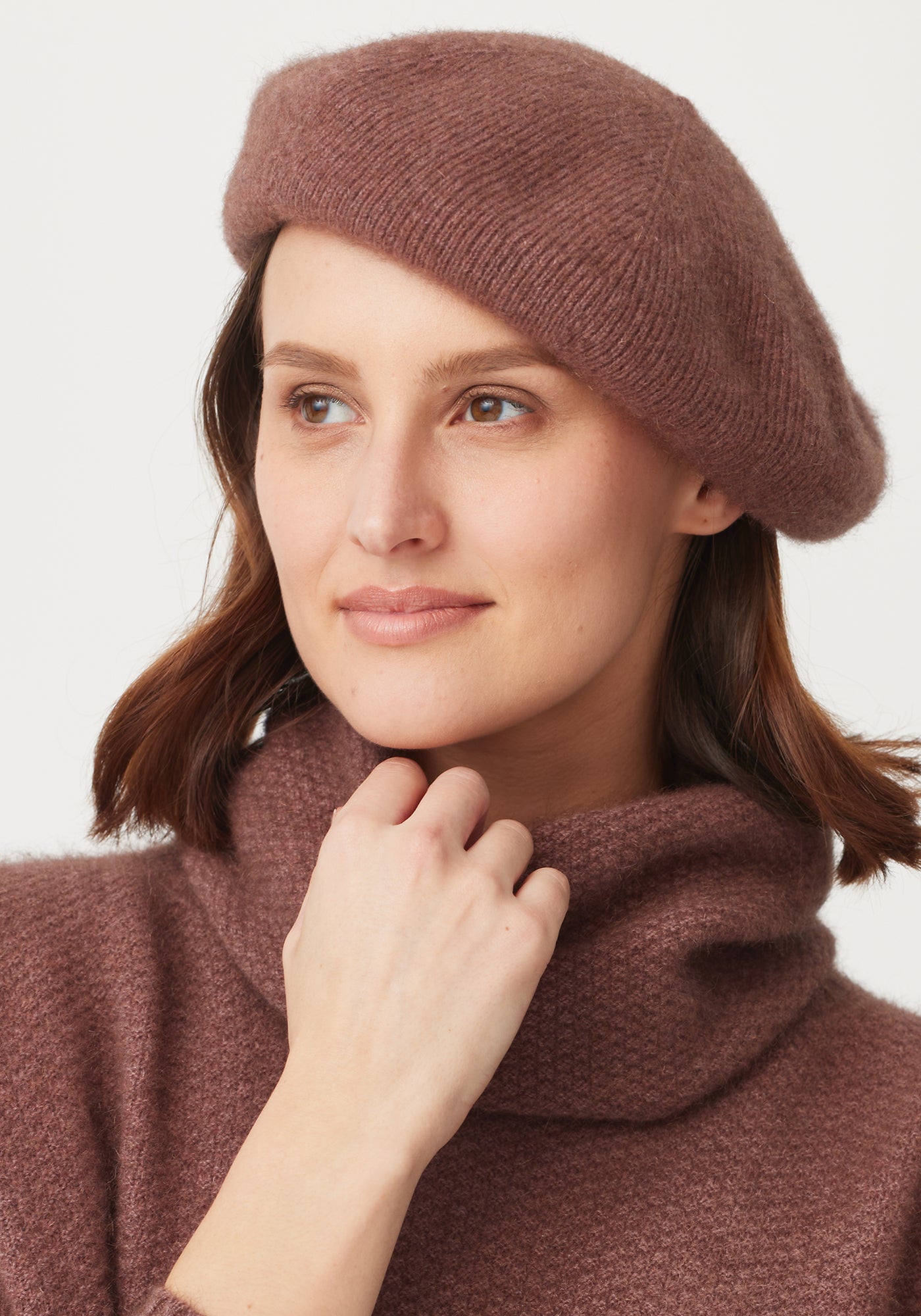 Nia Beret 0622 - Stylish Wool Blend Beret Hat for Women | Perfect for Fall Fashion, Winter Outfits & Casual Wear