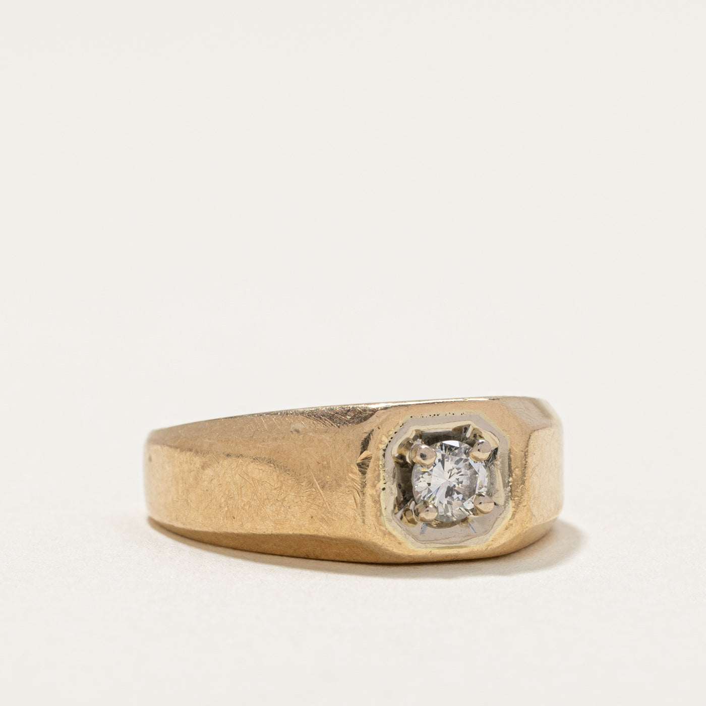 0.16ct Single Stone Diamond Ring - Size 6.25 | Elegant Solitaire Engagement Ring for Women | Perfect for Proposals, Anniversaries & Special Occasions