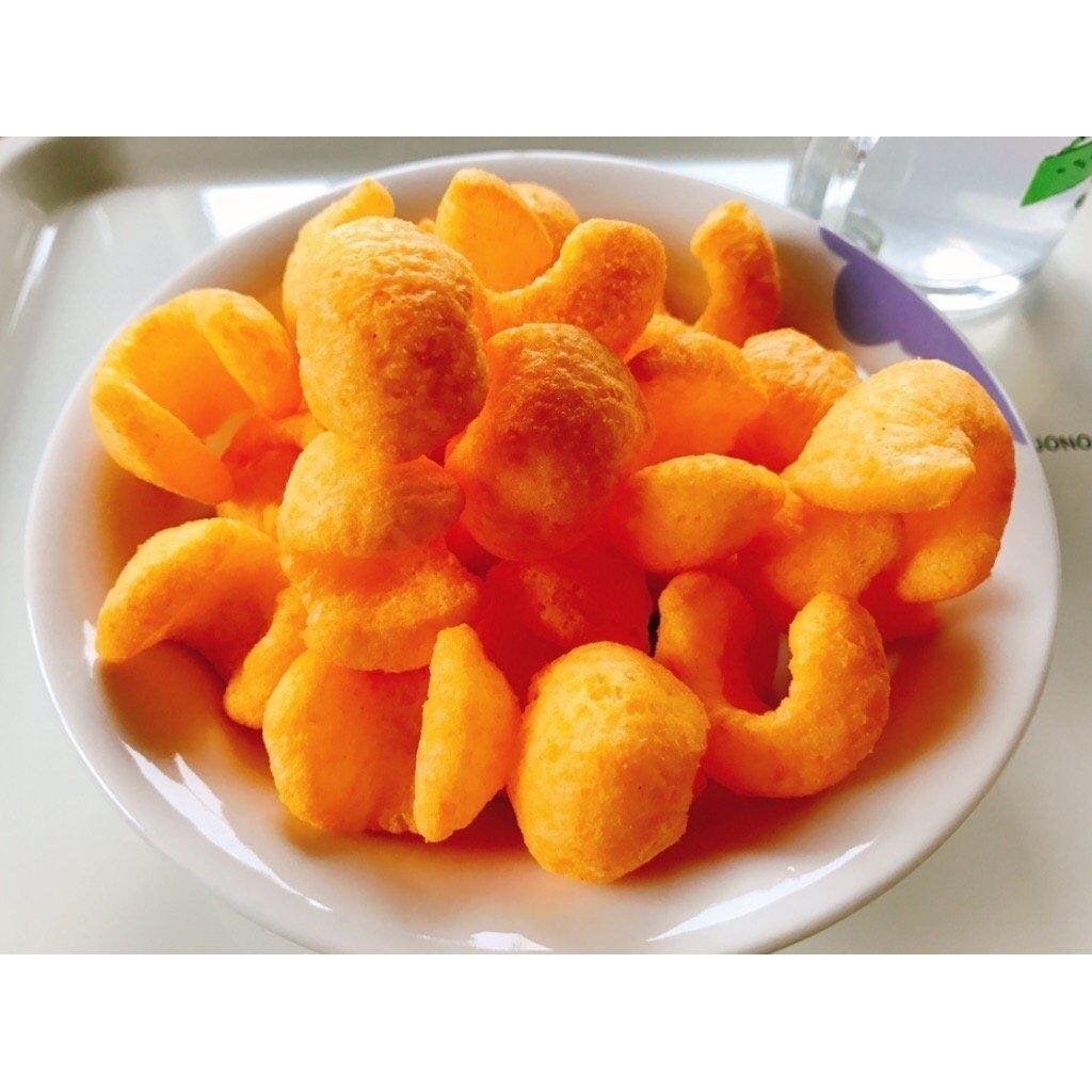 Meiji Karl Cheese Curls Corn Puffs Snack 64g - Crunchy Japanese Cheese Flavored Corn Snacks for Parties, School Lunches & Movie Nights