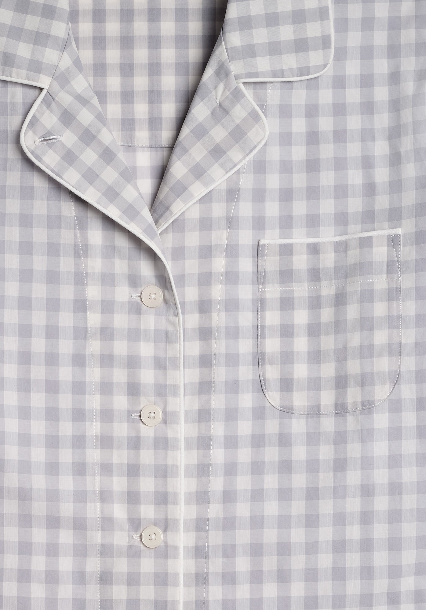 Corita Set in Large Grey Gingham - Stylish Women's Casual Outfit for Summer, Beach, and Everyday Wear