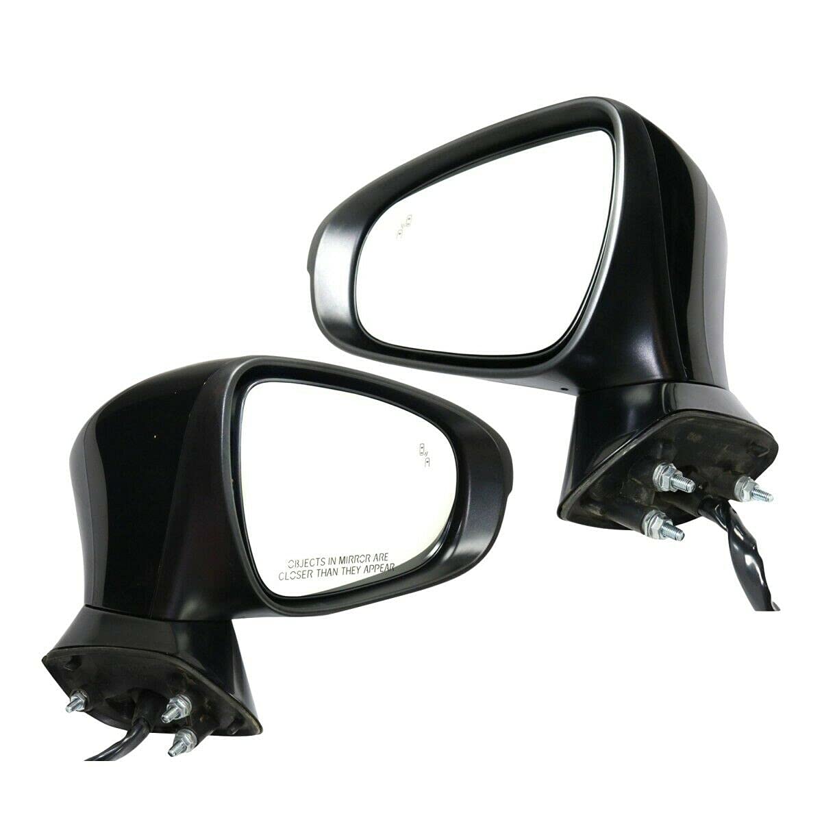 2-Pack Heated Side Mirrors for Driver & Passenger - Left & Right Set - Perfect for Winter Driving & Defrosting in Cold Weather
