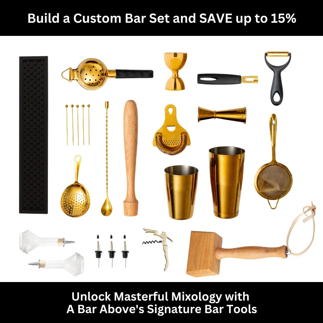DIY Home Bar Set - Complete Cocktail Making Kit for Beginners & Enthusiasts | Perfect for Parties, Gifts & Home Entertaining